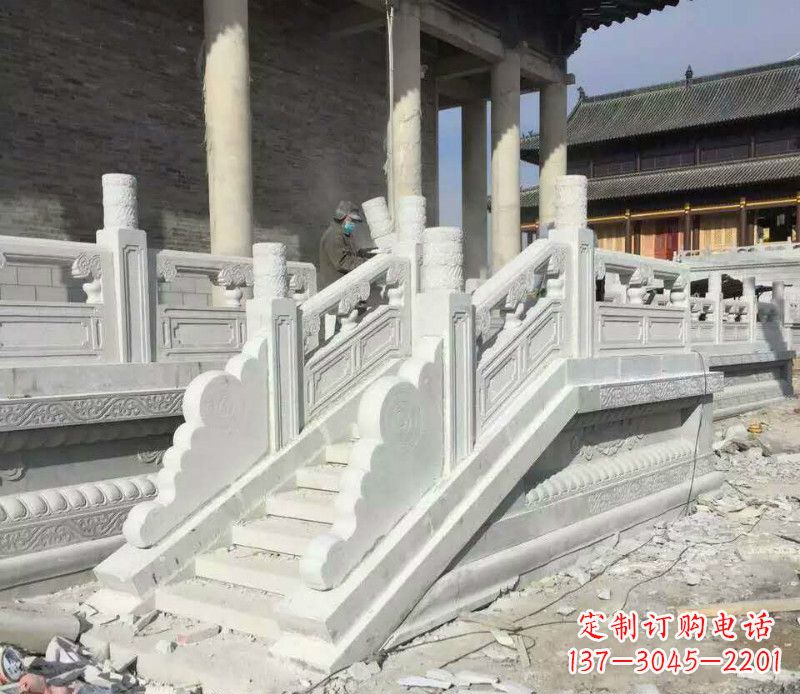 安徽大理石栏板石雕,精美绝伦,让建筑锦上添花