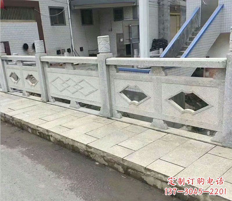 安徽景区大理石栏板石雕_2