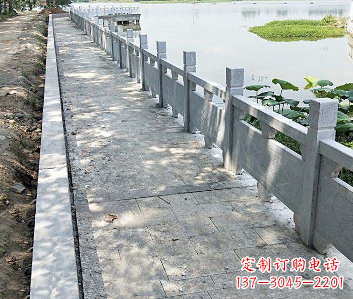 安徽景区大理石栏杆石雕_1