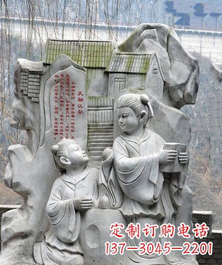 安徽经典·孔融雕塑,一件艺术之作