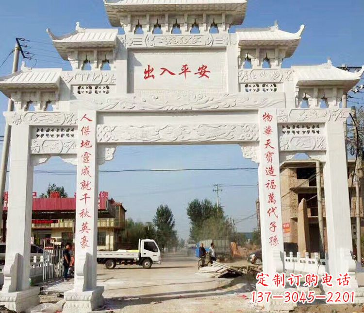安徽三门石牌坊石雕_2 (2)
