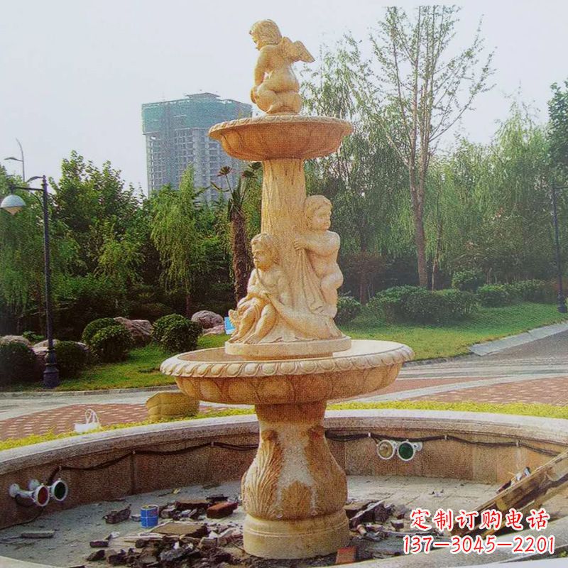 安徽石雕喷泉龙头——美观优雅的水景定制