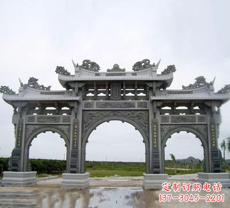 安徽石牌坊 楼