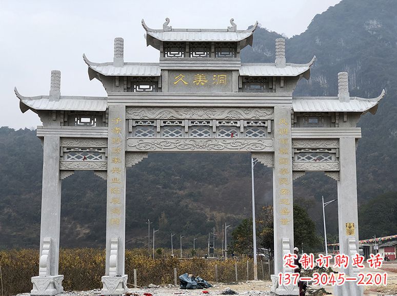 安徽石牌坊 石雕