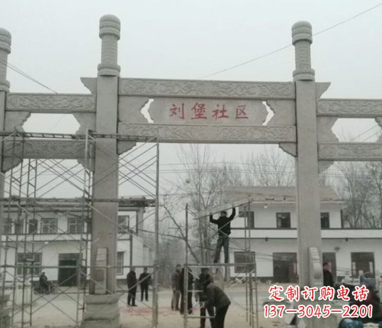 安徽石牌坊道路石雕