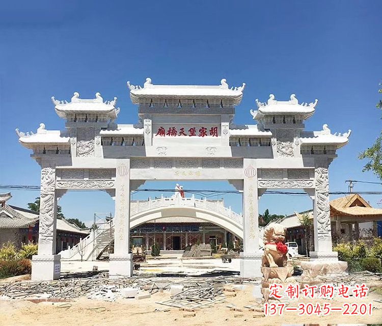 安徽石牌坊的雕刻