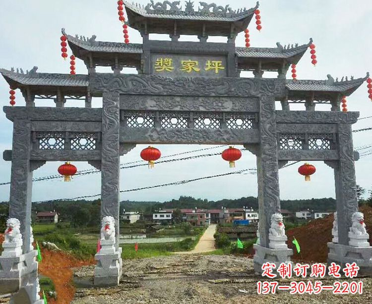 安徽石牌坊石雕