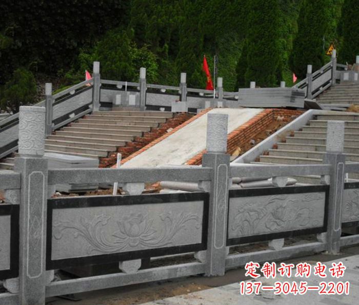 安徽寺庙景观仿古石栏板 (2)