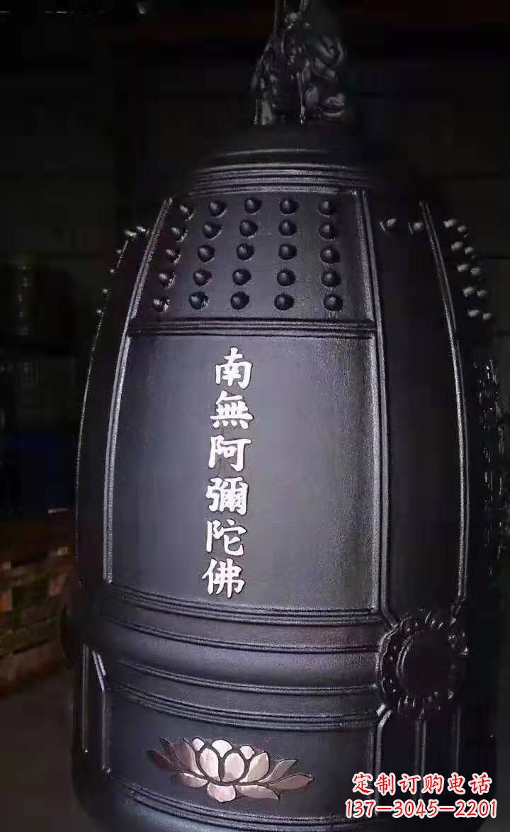 安徽寺庙铜钟雕塑户外景观雕塑 