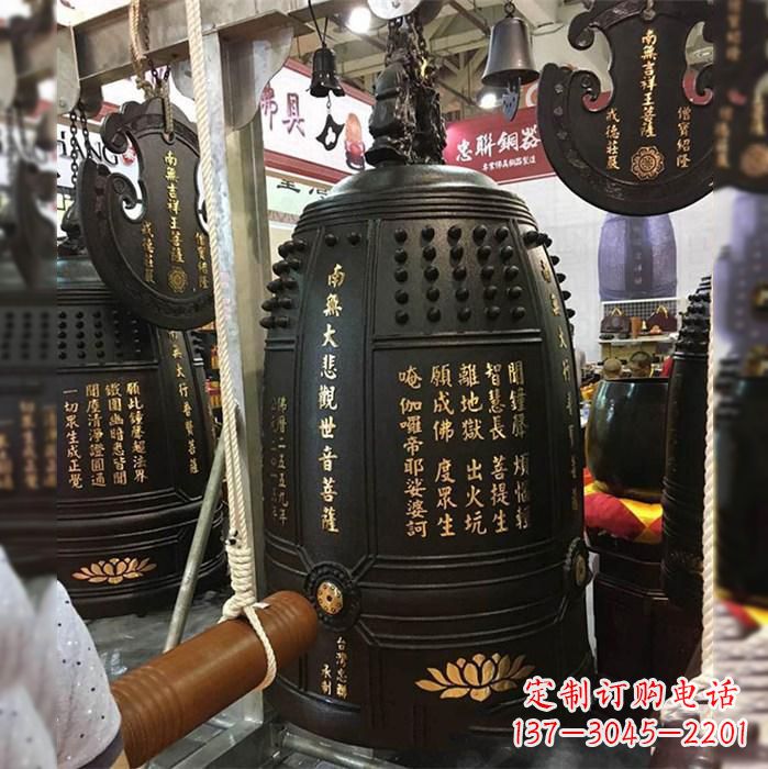 安徽寺院挂钟铜雕塑