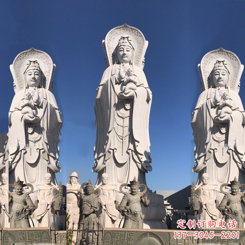 安徽送子观音大型石雕塑