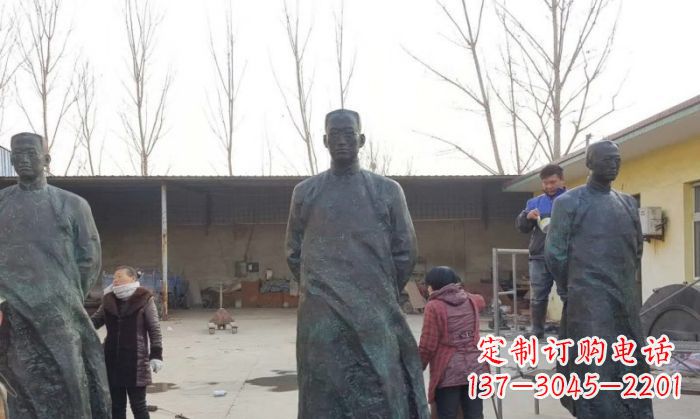 安徽陶行知人物铜雕 (3)