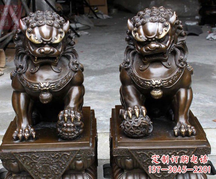 安徽天安门铜狮子