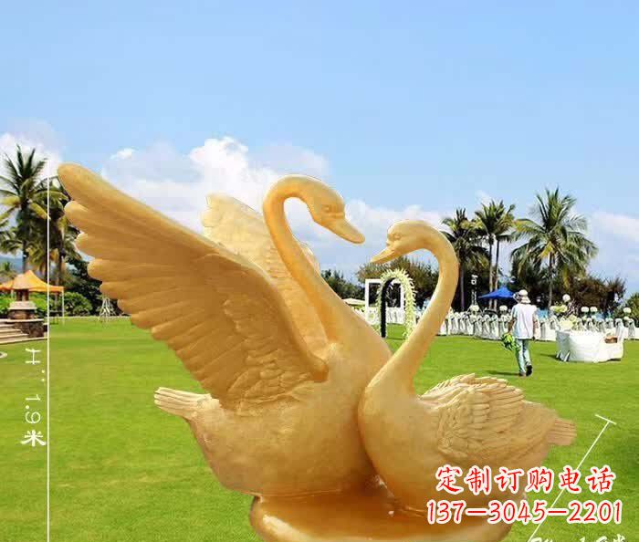安徽天鹅铜雕