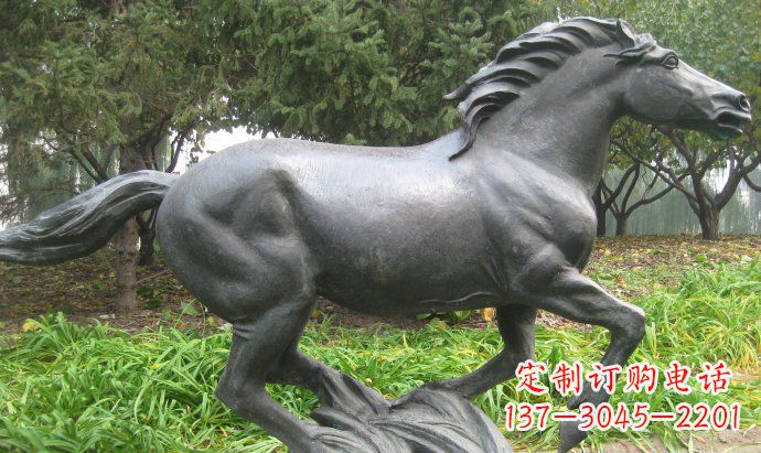 安徽铜雕奔马公园动物雕塑