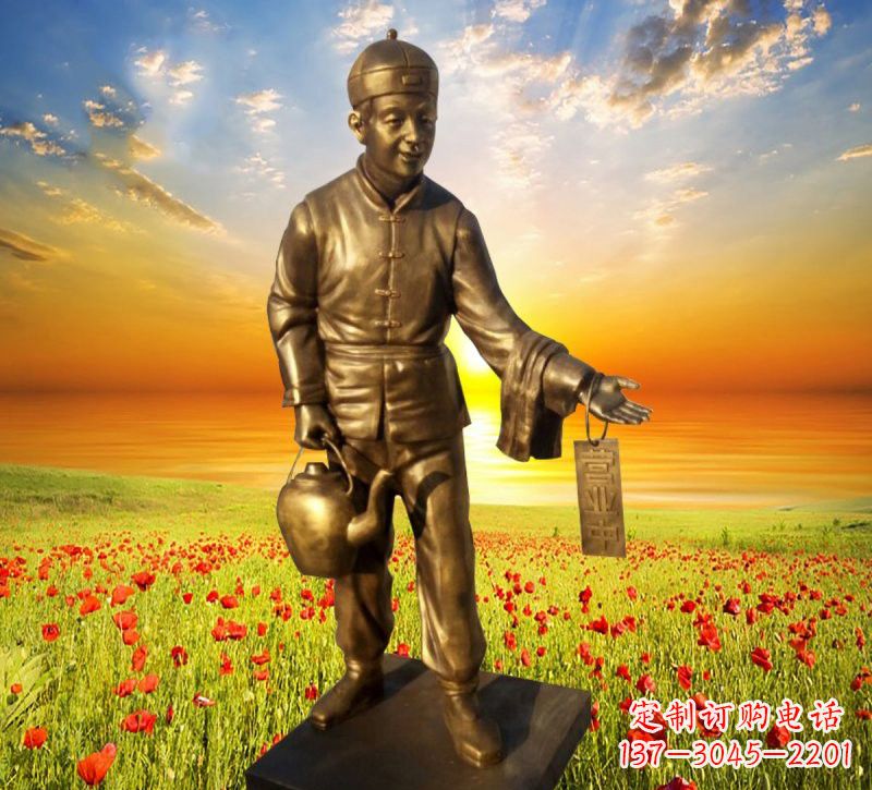 安徽铜雕店小二