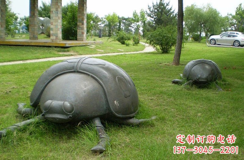 安徽铜雕七星瓢虫公园动物雕塑