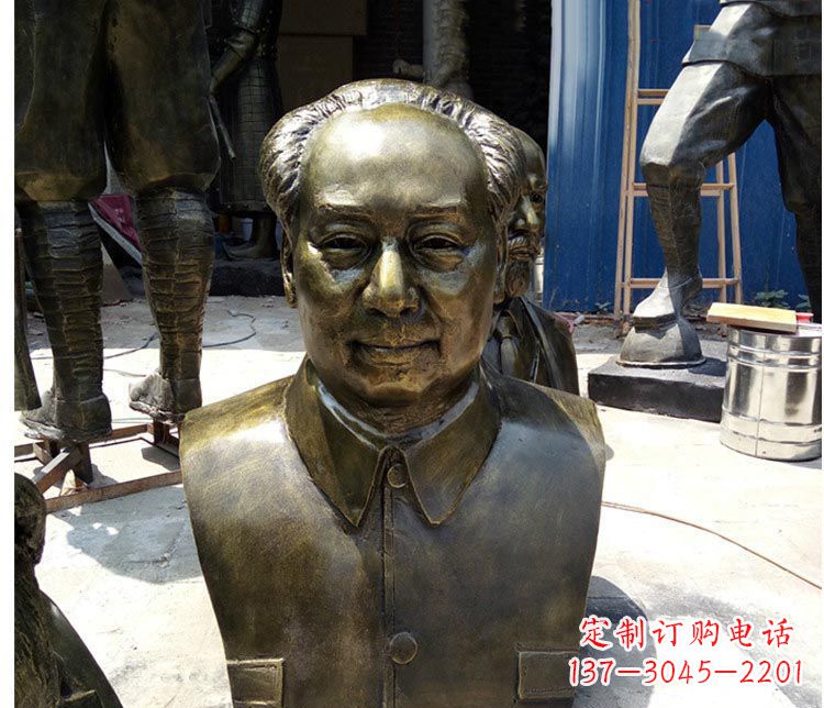安徽铜雕伟人毛主席胸像