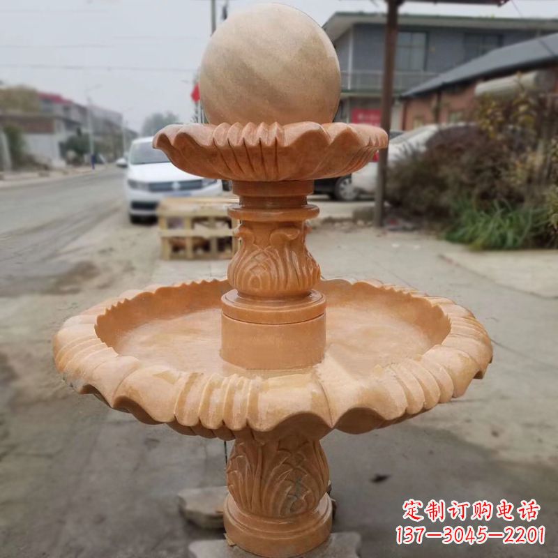 安徽晚霞红风水球
