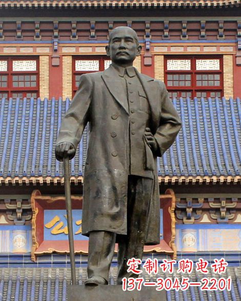 安徽伟人孙中山先生铜雕像
