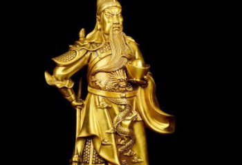 安徽关公铜雕，传承古典传统