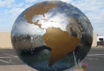 安徽国际化地球喷泉雕塑