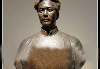 安徽青年毛主席胸像铜雕：一份永恒的礼物