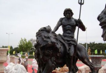安徽狮子座铜雕：狮子雕塑把你的星座进行升华