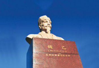安徽中领雕塑荣耀出品：十大名医之儿科之圣头像雕塑