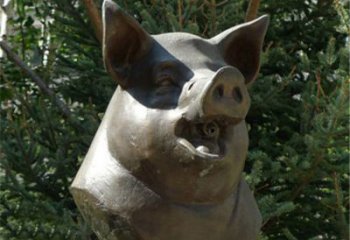 安徽十二生肖猪首铜雕，让你敬佩万年历史的艺术精髓