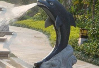 安徽海豚雕塑：惊艳世间，把精灵捧在掌心