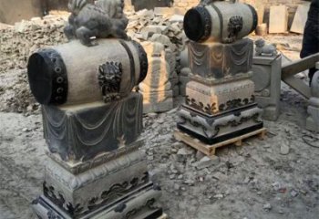 安徽定制大象雕塑石雕门墩，传承中国古典文化