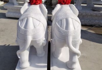 安徽精美大象雕塑天然水晶石材塑造