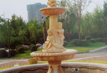 安徽石雕喷泉龙头——美观优雅的水景定制