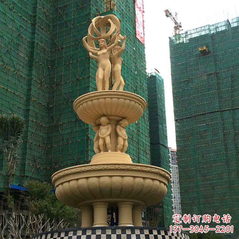 安徽小区大型欧式人物景观喷泉
