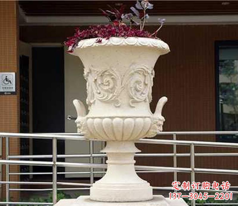 安徽小区花盆景观石雕