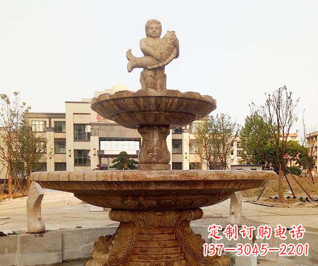 安徽小区景观欧式喷泉石雕