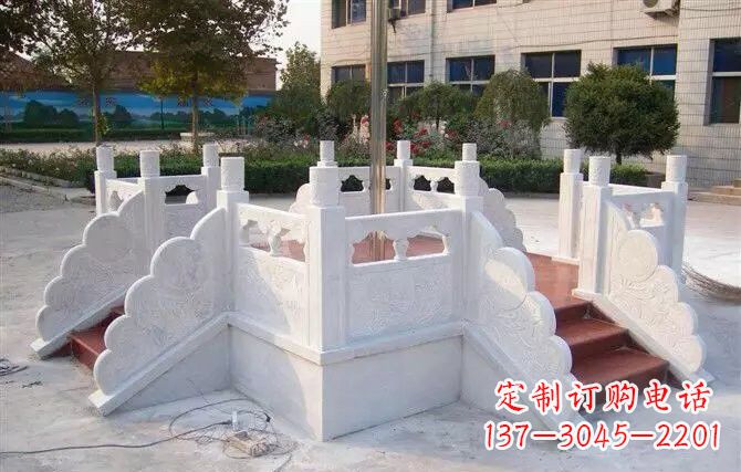 安徽校园汉白玉升旗台