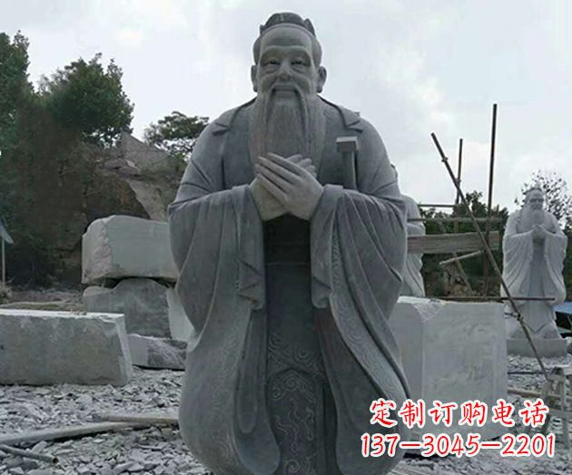 安徽校园孔子人物石雕