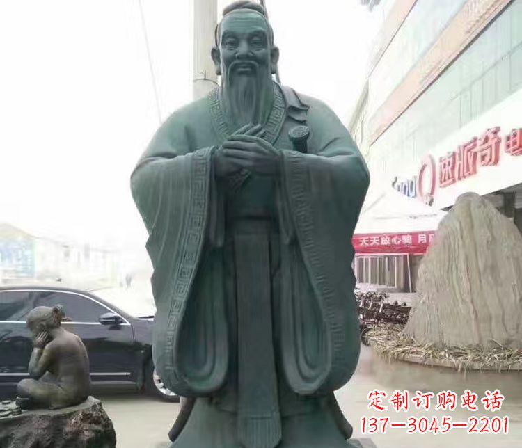 安徽校园人物孔子行教像