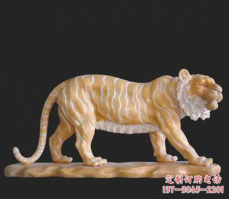 安徽行走老虎石雕动物雕塑