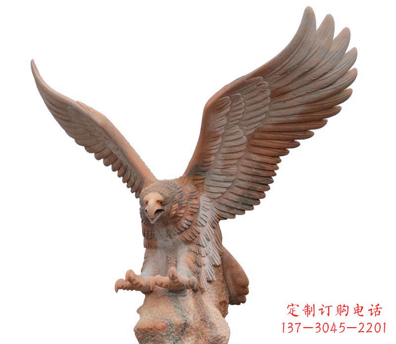 安徽雄鹰展翅石雕
