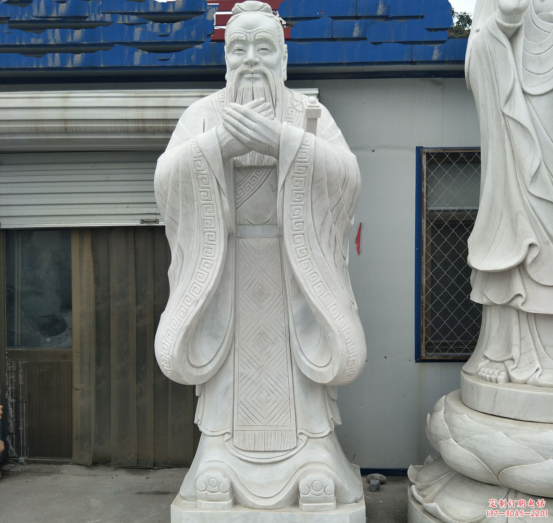 安徽学校礼仪孔子石雕