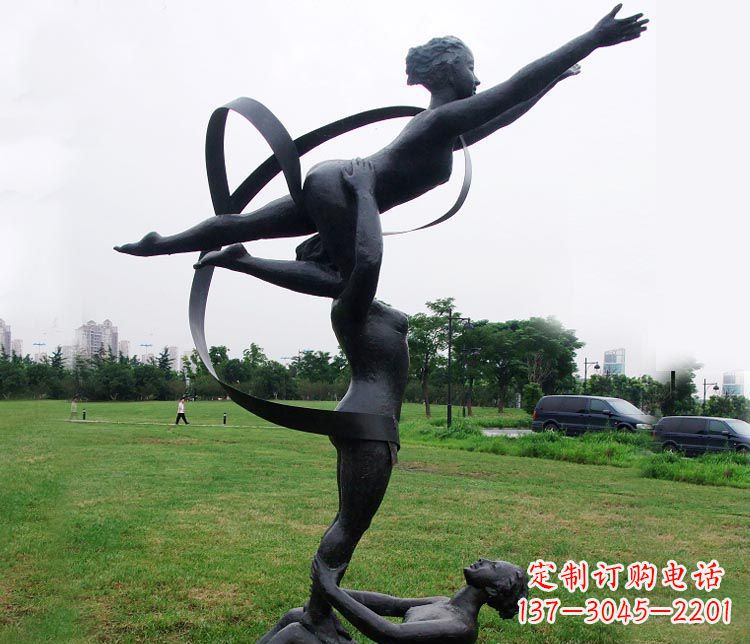 安徽艺术体操运动员雕塑