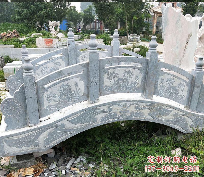 安徽园林仿古石拱桥景观石雕 (3)