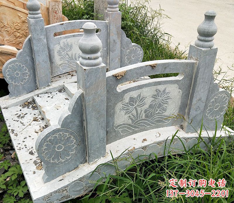 安徽园林仿古石栏板景观石雕_1 (2)