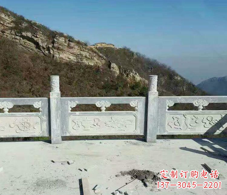 安徽园林仿古石栏板景观石雕_2 (3)