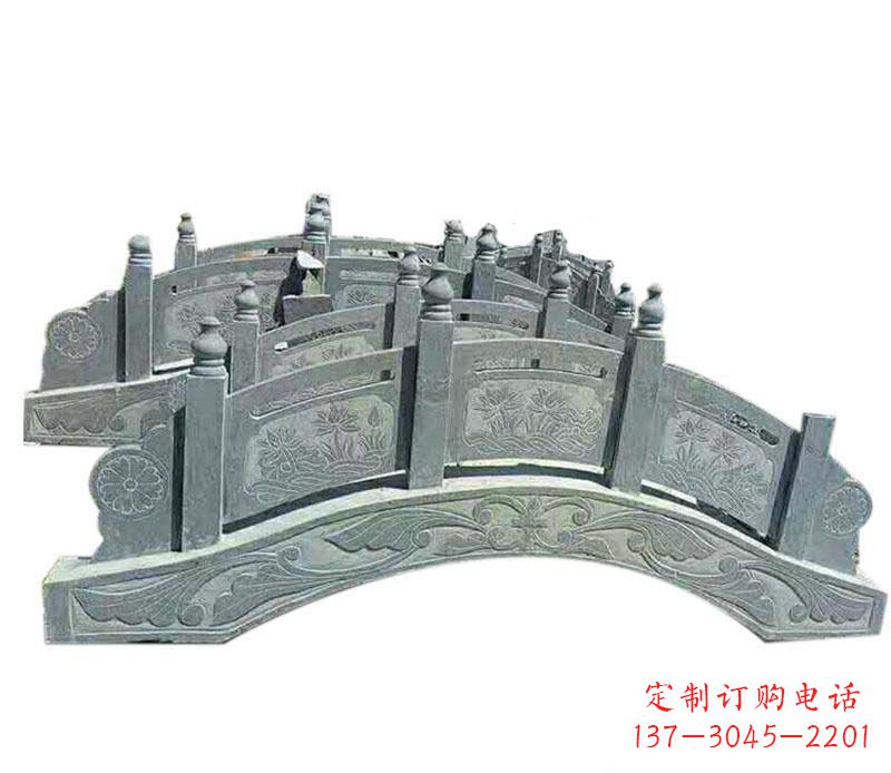 安徽园林仿古石栏板景观石雕_2