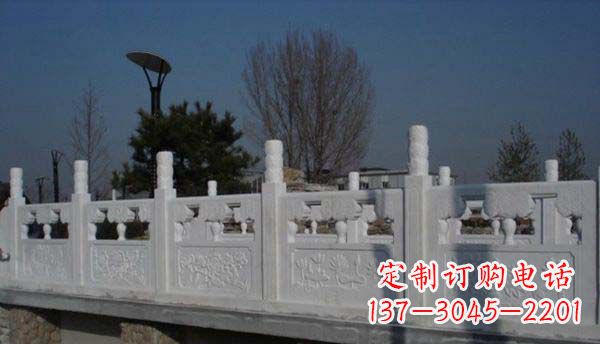 安徽园林汉白玉栏板景观石雕