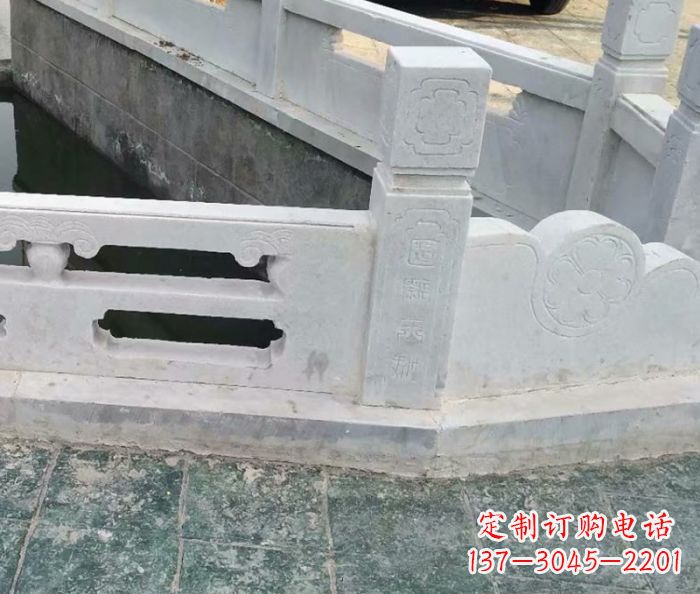 安徽园林景观大理石栏板雕塑 (7)